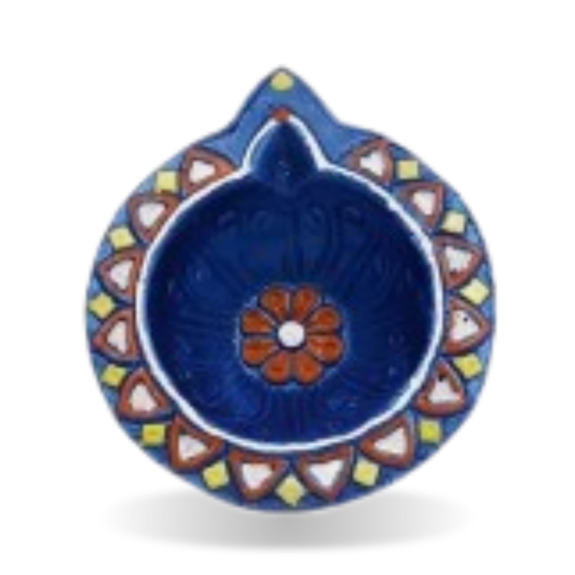 Terracotta Diyas — 4 cm Painted